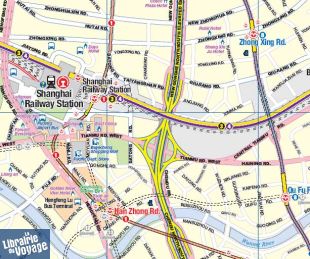 ITM - Carte de Shanghai - Sud-est de la Chine
