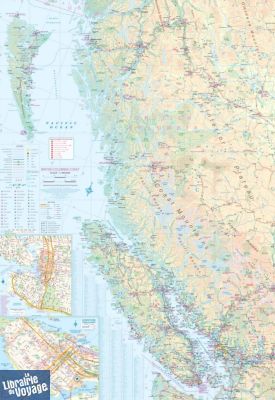 ITM - Carte des Îles de la reine Charlotte - Haida Gwaii et Côte de la Colombie britannique  