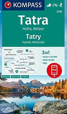 Kompass - Carte de randonnées - n°2130 - Tatra, Hohe, Belaer
