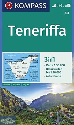 Kompass - Carte de randonnées - n°233 - Carte de Tenerife
