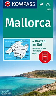 Kompass - Carte de randonnées - n°2230 - Mallorca (Majorque)