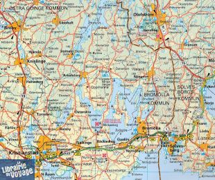 Kummerly Frey (Cappelen Kart) - Carte de Suède du Nord n°5 (Östersund - Umea - Lulea)