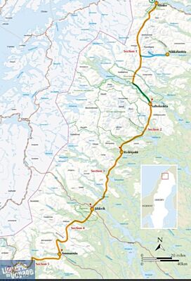 Cicerone - Guide de randonnées (en anglais) - Trekking the Kungsleden (The King's Trail through Northern Sweden)