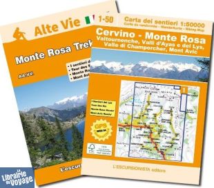 L'Escursionista - Carte de randonnées - Cervino - Monte Rosa (Cervin & Mont Rose)