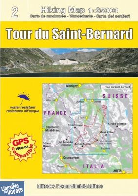 L'Escursionista - Carte de randonnées - le Tour du Saint-Bernard