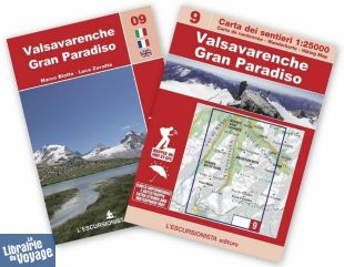 L'Escursionista - Carte de randonnées - N°9 - Valsavarenche - Gran paradiso (Grand Paradis)