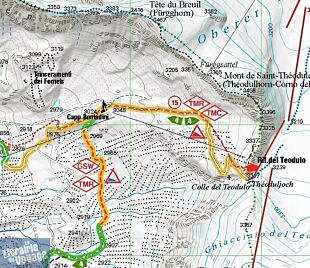 L'Escursionista - Carte de randonnées VTT - N°105 - Valtournenche 