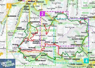 L'Escursionista - Cartes et guide de randonnées - Parc national du Grand Paradis (et Tour du Grand Paradis)