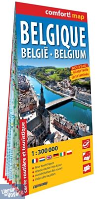 Express Map - Carte plastifiée de la Belgique