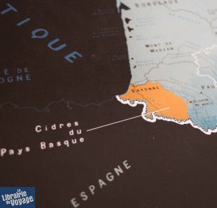 Les ateliers graphiques Mulko - Poster - Carte des cidres de France