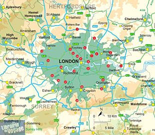 Cicerone - Guide de randonnées (en anglais) - Walking in London (Park, heath and waterside, 25 walks in London's green spaces)