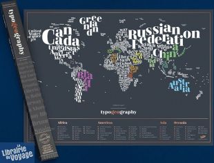 Luckies - Scratch Map - La carte du Monde à gratter - Typogéography