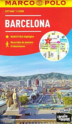 Marco Polo Verlag - Plan de ville - Barcelone