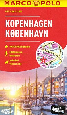Marco Polo Verlag - Plan de ville - Copenhague