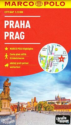 Marco Polo Verlag - Plan de ville - Prague