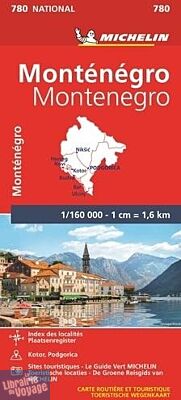 Michelin - Carte n°780 - Monténégro