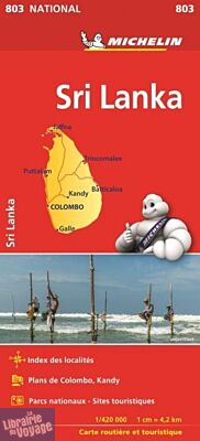 Michelin - Carte - Sri Lanka