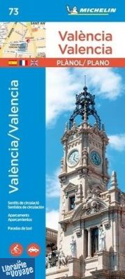 Michelin - Plan de ville - Ref.73 - Valencia (Valence)