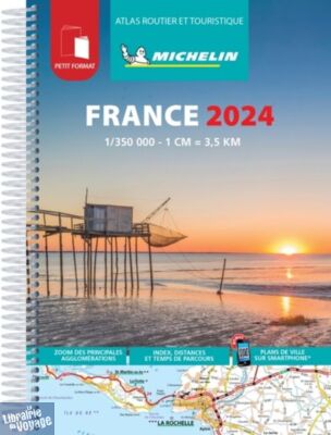 Michelin - Atlas routier France - Petit Format à spirales - Edition 2024