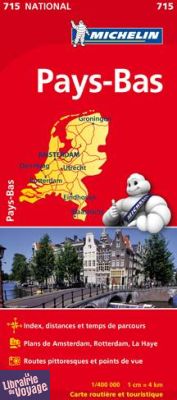 Michelin - Carte N°715 - Pays Bas