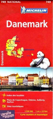 Michelin - Carte N°749 - Danemark