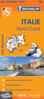Michelin - Carte régionale n°561 - Italie Nord-Ouest