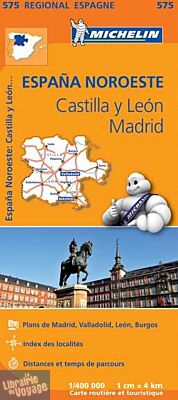 Michelin - Carte régionale n°575 - Castilla y Leòn, Madrid