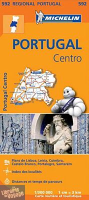 Michelin - Carte régionale n°592 - Portugal Centre