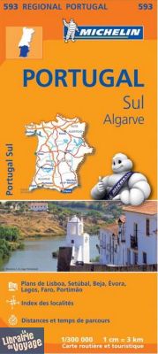 Michelin - Carte régionale n°593 - Portugal Sud, Algarve
