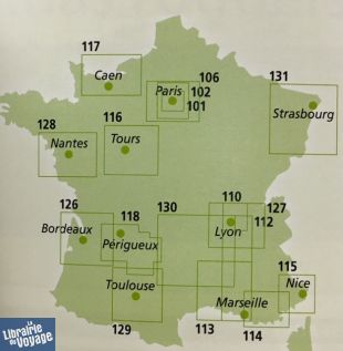 Michelin - Carte Zoom France n°130 - Massif central