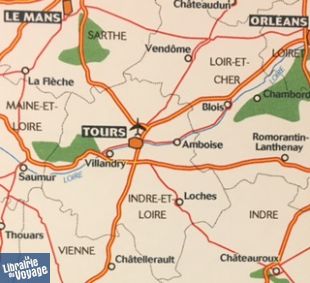 Michelin - Carte Zoom France n°116 - Val de Loire et ses châteaux