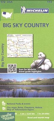 Michelin - Carte Zoom USA n°172 - Big sky country 
