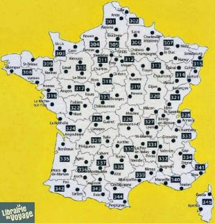 Michelin - Carte "Départements" N°306 - Aisne - Ardennes - Marne