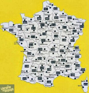 Michelin - Carte "Départements" N°334 - Alpes de Haute-Provence - Hautes-Alpes