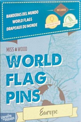 Miss Wood - Drapeaux épingles - Europe 
