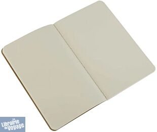 Moleskine - Cahiers à pages blanches - Format poche - Couverture souple cartonnée kraft
