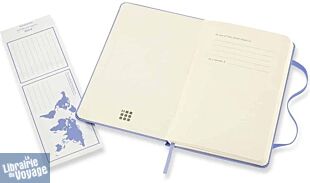 Moleskine - Carnet format poche à pages blanches - Rigide - Bleu clair