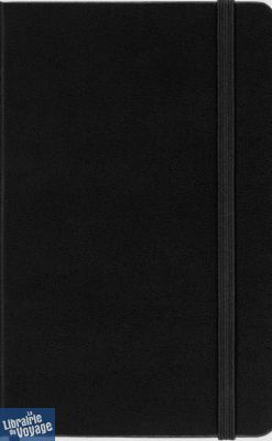 Moleskine - Carnet à pages blanches - Format poche - Couverture rigide noire