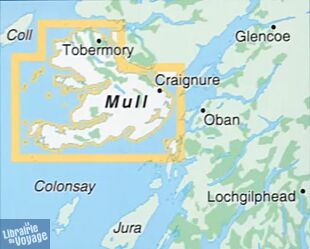 Nicolson maps - Carte - Isle of Mull (Île de Mull)
