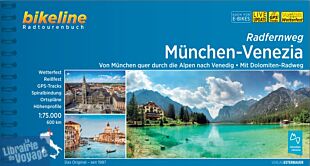 EsterBauer Editions - Velo Guide - Radfernweg München-Venezia (Munich-Venise), en allemand