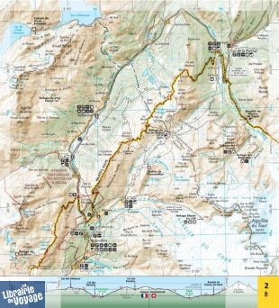 National Geographic - Carte - N°4001 - Haute Route Chamonix to Zermatt