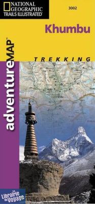National Geographic - Carte de trekking - Khumbu (Népal)