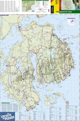National Geographic - Carte du Acadia National Park