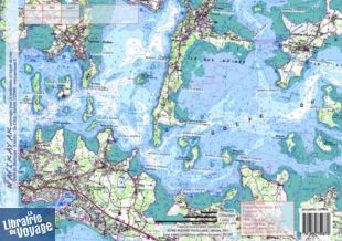 Navikayak - Carte de kayak de mer - NVK-P-0265 - Carte du Sud-Ouest du Golfe du Morbihan - d'Arzon à l'Île d'Arz