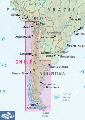 Nelles - Carte - Chili - Patagonie