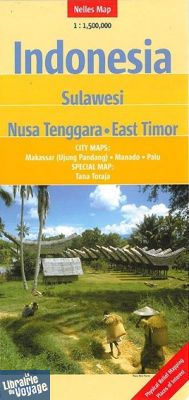 Nelles - Carte d'Indonésie - Sulawesi (Célèbes) - Nusa Tenggara - Timor Oriental