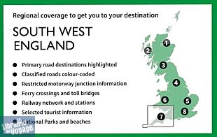 Ordnance Survey - Carte - N°7 - South West England & South Wales 