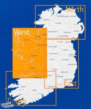 Ordnance Survey - Carte - Ouest de l'Irlande (Ireland West)