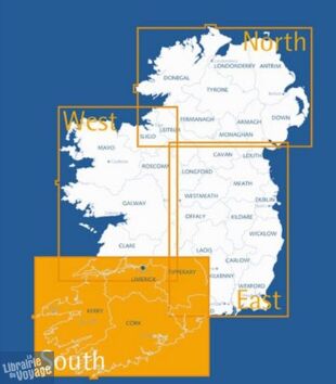 Ordnance Survey - Carte - Sud de l'Irlande (Ireland South)