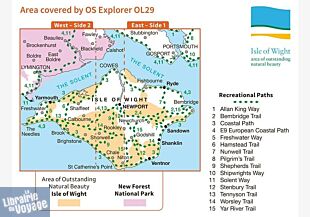 Ordnance Survey - Carte de l'Île de Wight
